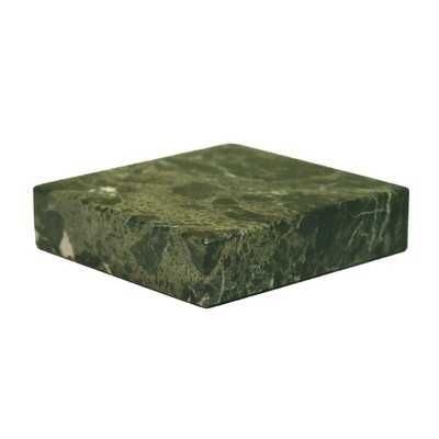 Jade Leaf Green Square Marble Base (2"x¾"x2")