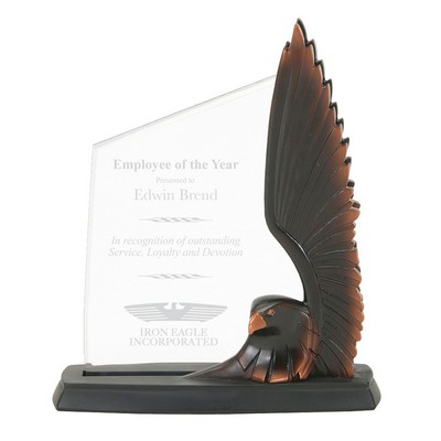 11 1/4" Eagle Frame for Clear Acrylic Panel