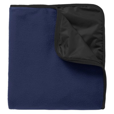 Port Authority® Fleece & Poly Travel Blanket.
