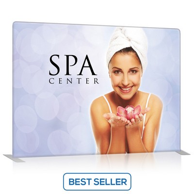10' EZ Tube Display Straight Double-Sided Graphic Package