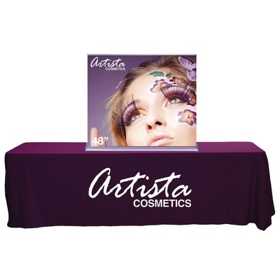48" Silverstep Tabletop - 36"h Fabric Graphic Package