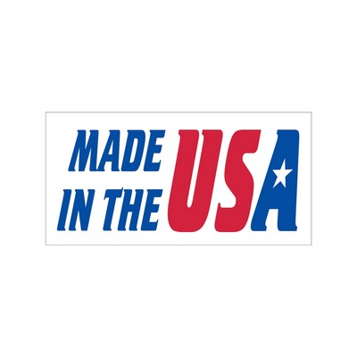 Rectangle Sticker | Square Corner | 1" x 2" | White Static | Static Back | Screen