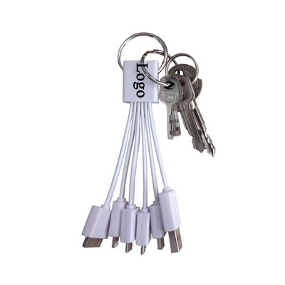 5" 1 USB Keychain Charging Cable