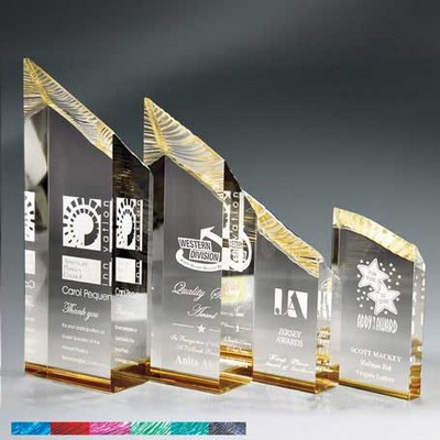 Medium Gold Chisel Carve Tower Award