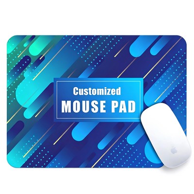 7" x 8 2/3" x 1/16" Soft Thin Mouse Pad