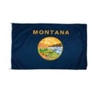 Montana Indoor Parade Flag w/Fringe (3'x5')