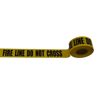 2 Mil "FIRE LINE DO NOT CROSS" Barricade Tapes