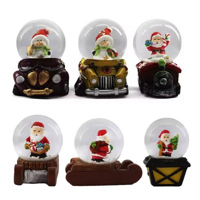 Custom Christmas Santa Claus Snow Globe