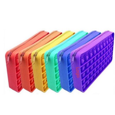 Sensory Fidget Silicone Pencil Case