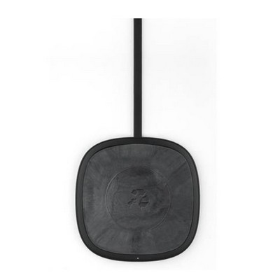 Nimble APOLLO Single Wireless Pad with wall charger made with Recycled Materials - Black