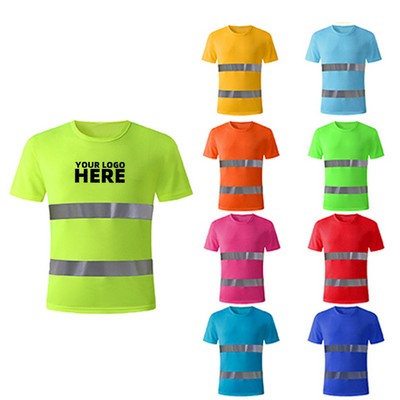 Crewneck High Visibility Short Sleeve T-Shirt
