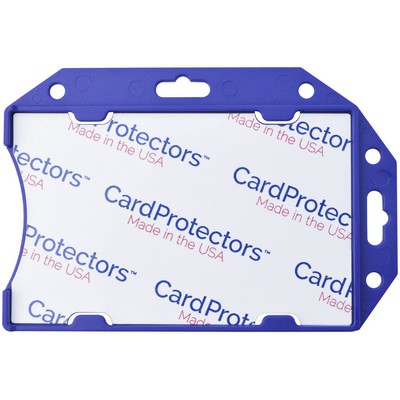 2.62" W x 3.88" H - Multi-Directional Rigid Card Holder (Blank)