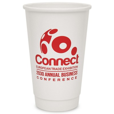Custom 16 Oz Double Wall Paper Hot Cups