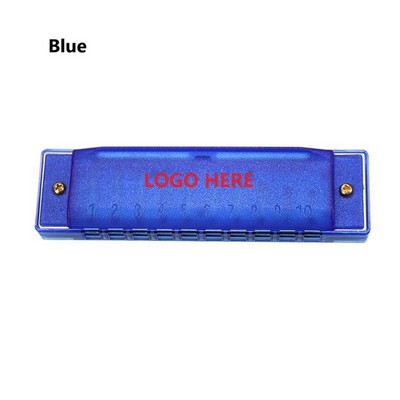 10 Hole Translucent Kids Harmonicas