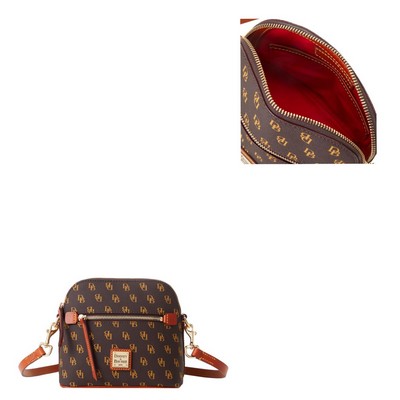 Dooney & Bourke Brown Tmoro Gretta Domed Crossbody Bag