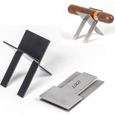 Stainless Steel Foldable Cigar Holder