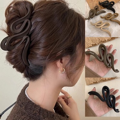 5.12" Wave Claw Clips, Large Non-Slip Hair Accessories for Girls Thick Hair