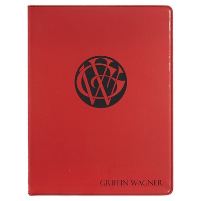 Leatherette Portfolio with Notepad