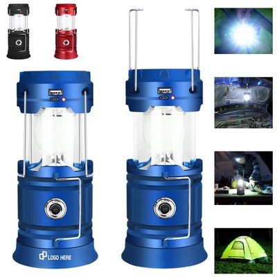 Rechargeable Led Camping Lantern W/ Usb Output