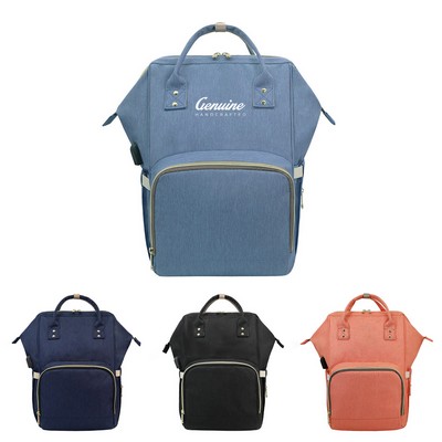 Backpack with USB Charging Port