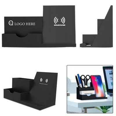 Wireless Charger Desk Organizer