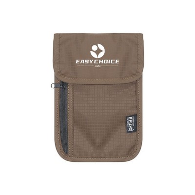 RFID Blocking Neck Wallet