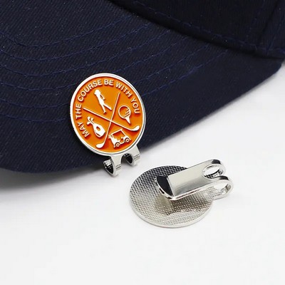 Hat Clip With Removable Ball Marker