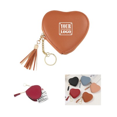 Heart Wallet With Keychain
