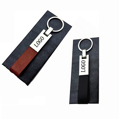 Metal Pu Key Chain