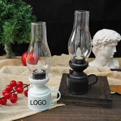 Kerosene Lamp Vintage Flameless Table Lamp Led Kerosene Lantern