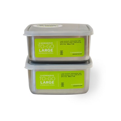 U Konserve Square To-Go Food Storage - Set Of 2