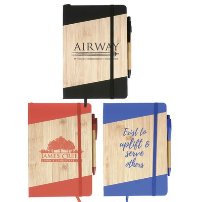 Bamboo Journal Notebook w/ Pen
