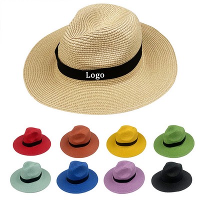 Handmade Woven Bag and Woven Straw Hat Set