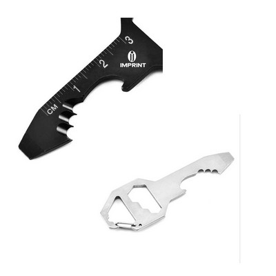Multi-Function Keychain With Bottle Opener Screwdriver