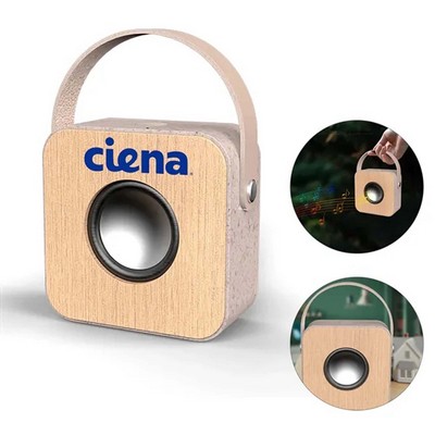 Mini Bamboo Wireless Speaker