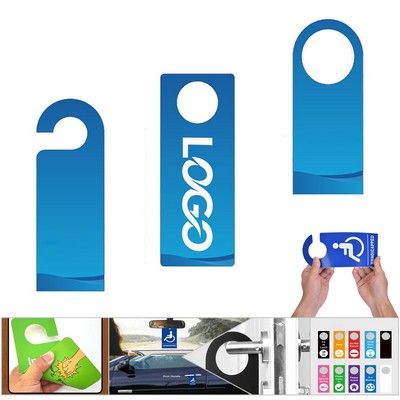 3.55x9" PVC Door Hanger Tags - Advertising Sign