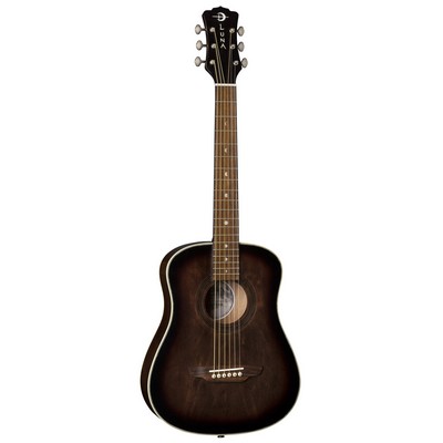 Luna Safari Art Vintage Travel Acoustic Guitar w/Gigbag