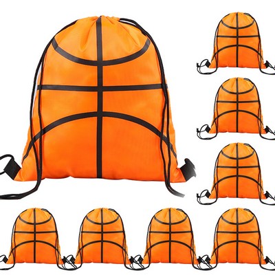 Sublimation Custom Basketball Drawstring Backpack For Children