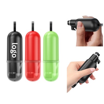 2-in-1 Tungsten Auto Safety Hammer & Cutter