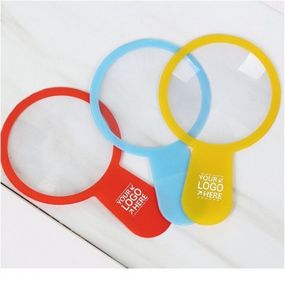 Environmentally-Friendly PVC Plastic Portable Handheld Magnifying Glass