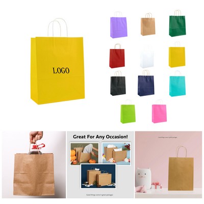 Kraft Paper Takeaway Bags