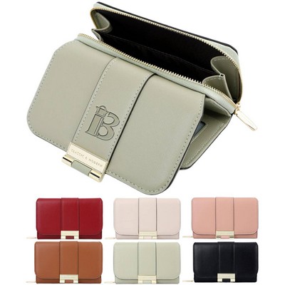 PU Leather Trifold Women Wallet