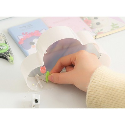 Tulip Cloud Night Light Craft Kit Mirror Lamp Floral Ambient Light Romantic Valentine's Day Gift