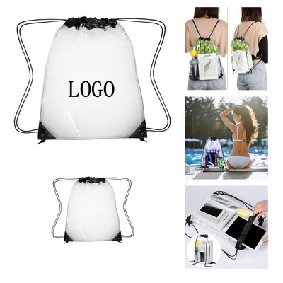 Clear Drawstring Bags