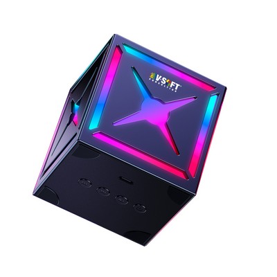 Magic Portable Bluetooth Speakers,Wireless Speaker with LED Light,500mAh, True Wireless Stereo