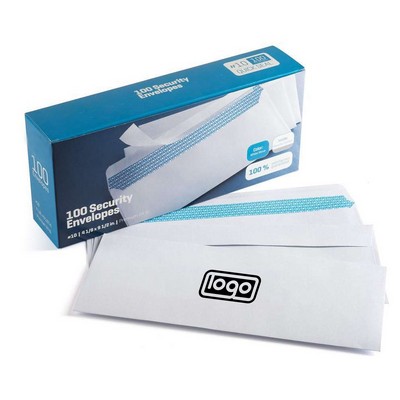Security Tint Pattern Self-Seal Envelope