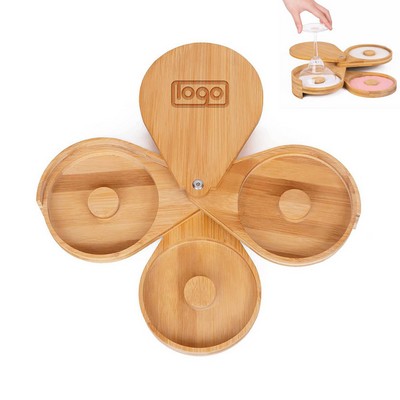 Rotating Bamboo Salt Rimmer Box