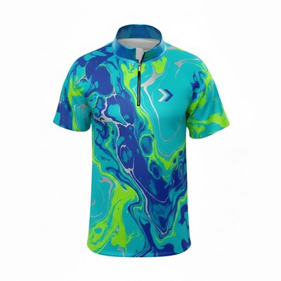 Men's 1/4 Zip Ss