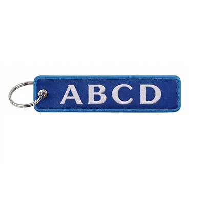 Embroidery Fabric Key Tag