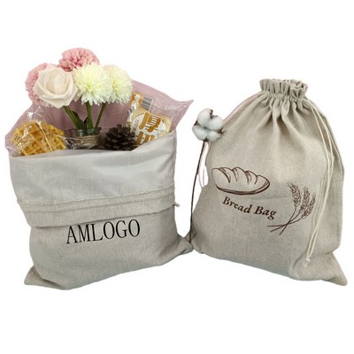 Two-Ply Linen Bread Bag